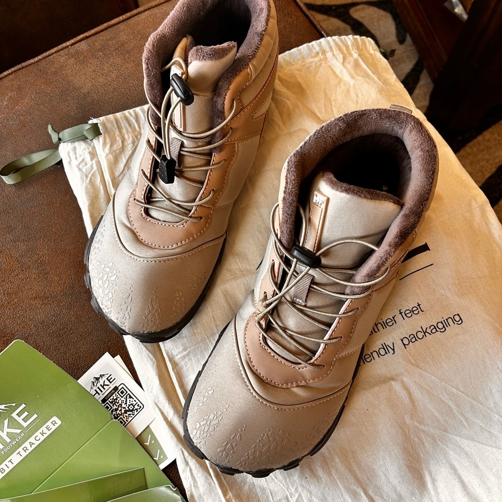 Hike Footwear Women's Beige Hiking Shoes
